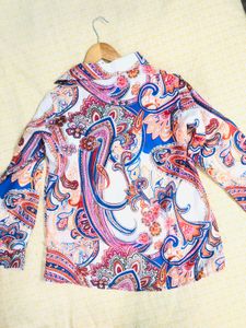 Paisley Print Top