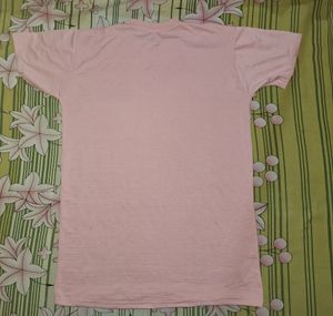 Zara Unisex Pink T-shirt