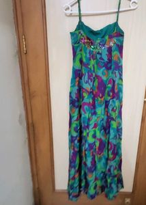 Boho Print Maxi Dress Never Used