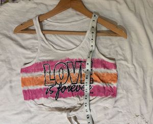 Justice Tie-Front Tank