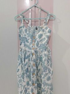 Floral Print Button-Down Dress