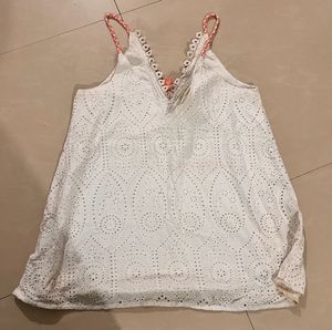 White And Pink Top