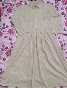 🌸Nude Colour Beautiful Kurti🌸