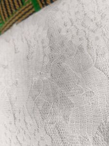 White Lace Fabric Piece