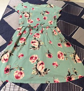 Floral cute one piece