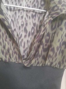 Leopard Print Corset Top