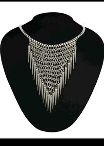 Statement Silver Necklace