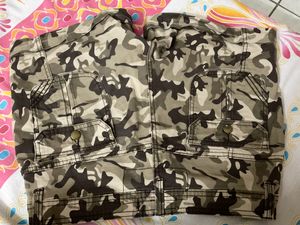 Camouflage Cotton Shorts