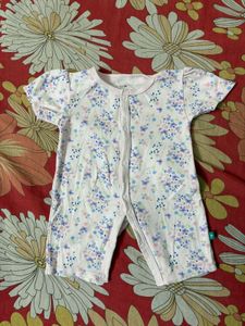 Cute Floral Baby Romper