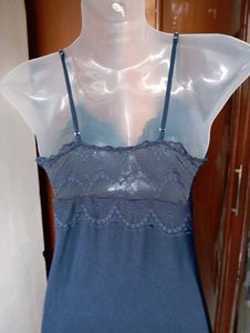 Blue Lace Night Slip