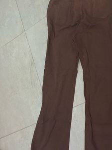 Brown Wide Leg Jeans