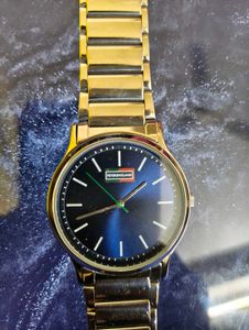 peter England silver-Tone Wrist Watch