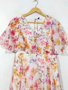 Rio Multicolor Floral Printed Dress (Women)