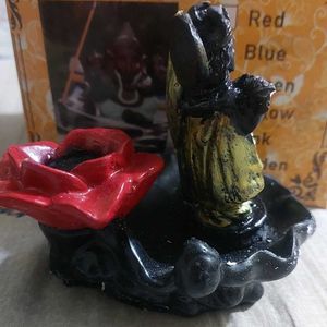 Radha Krishna Stone Smoke Backflow Cone Decorative