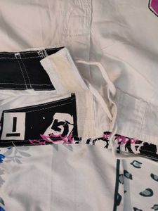Billabong White Graphic Unisex Board Shorts