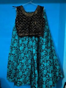 Floral Print Lahenga with Blouse