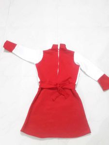 Vintage-Inspired Red &amp; White Dress
