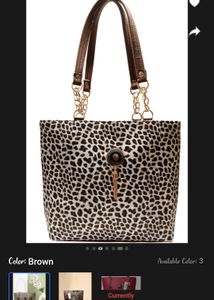 Leopard Print Hand Bag