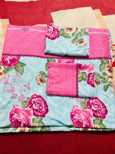 Full Size Bed Sheet With Pillow Cover
