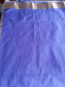 Purple Embossed Saree (Women)