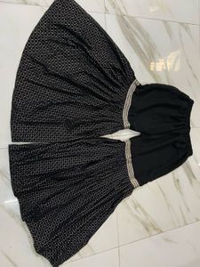 Black Partywear Gharara