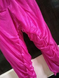 Embroidered Pink &amp; Blue Salwar Kameez