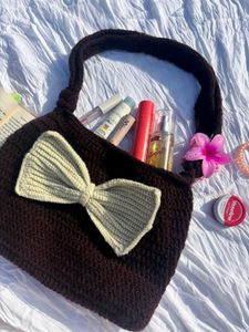 Crochet Hand Bag + Shoulder Ba