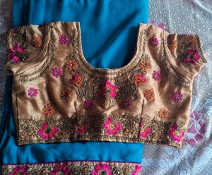 💙Beautiful Blue Saree For Women💙