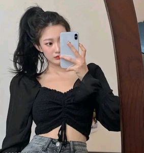 Georgette crop top