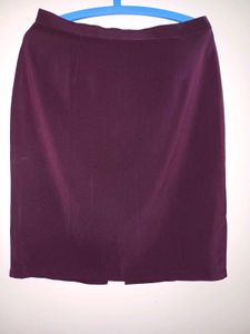 Purple Pencil Skirt