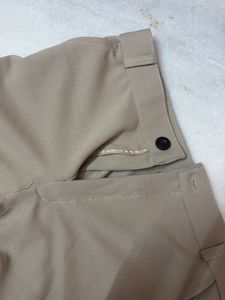 Beige Cargo Pants