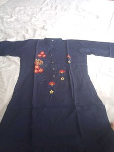 Navy Blue Kurti