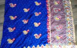 Elegant Blue Saree