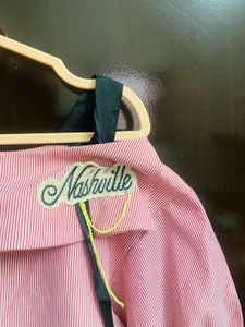 Vintage Style Pink Sailor Top