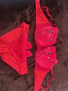 Cute Cat Lingerie Set
