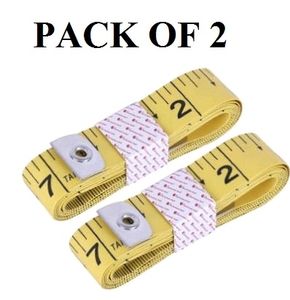 New Measuring Tape, Multi Colour, Pack Of 2