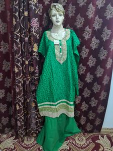 Green Kurta Set