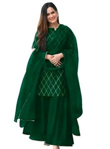 Kurta With Pallazo Pant &amp; Duppata