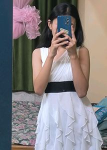 RUFFLE DRESS FOR WOMEN