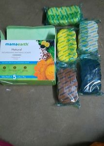 Mama Earth Natural Bathing Soep 5pc