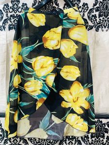 Floral Print Skirt
