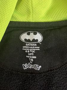 Kidsville Printed Batman Zipper Hoody for Boys