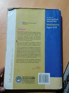 Mathematics -II B TEXTBOOK