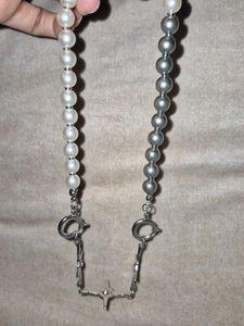 Pearl &amp; Star Necklace