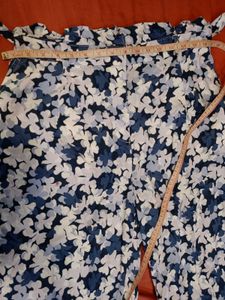 &#34;M&amp;S&#34; Blue - White Floral Pajama Pants👖