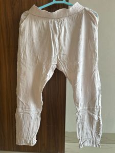 White trouser for ethnic wear and other