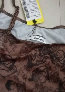 Printed Bodycon Mini Dress, New Unused With Tag🩷