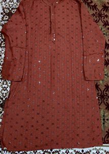 Embroidered Kurta Set for men