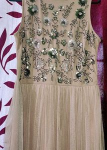 Sequin Long Net Gown