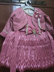 Pink Floral Girls Bolero Jacket